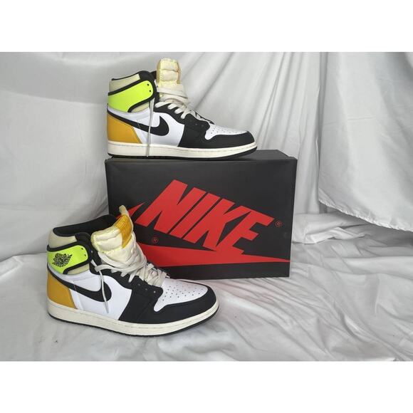Nike Air Jordan 1 Retro High OG White Volt US Men Size 10 SPB SJ 325092 main image 4